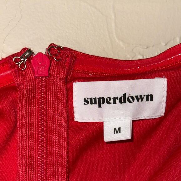 Revolve Superdown Ryleigh Strapless Maxi Dress in Red - Picture 10 of 12